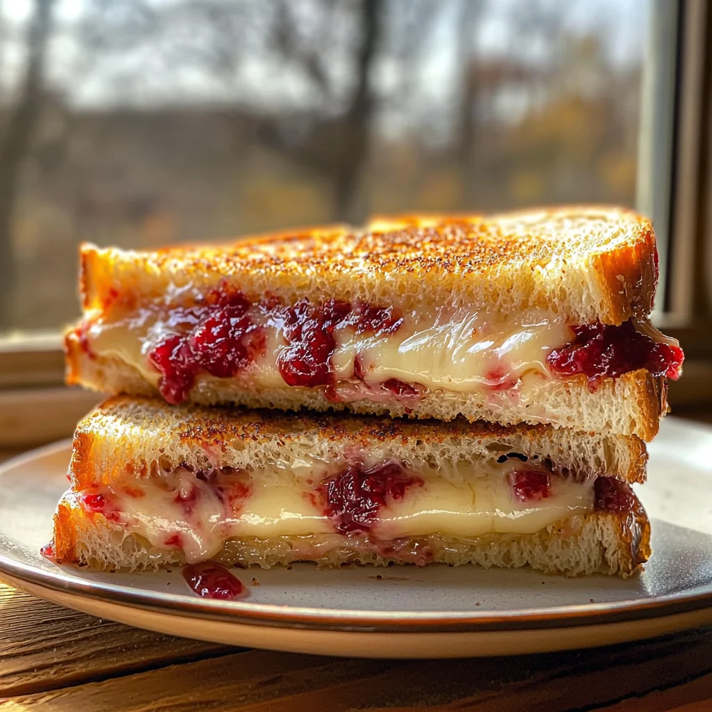 Brie & Raspberry Jam Grilled Cheese Sandwich image 2