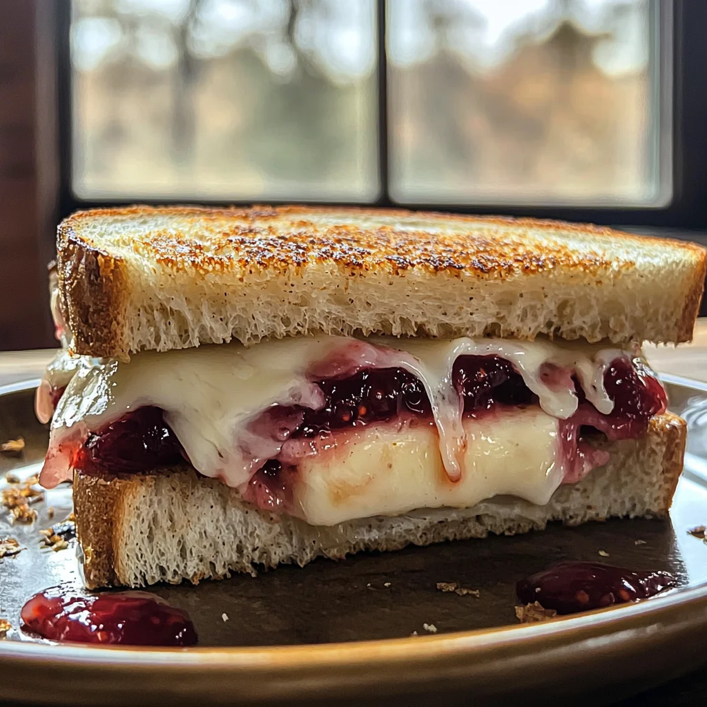 Brie & Raspberry Jam Grilled Cheese Sandwich image 3