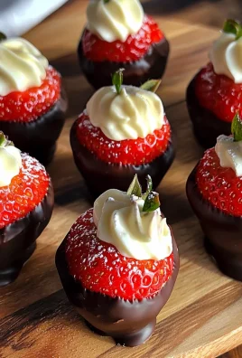 Chocolate Covered Cheesecake Strawberries