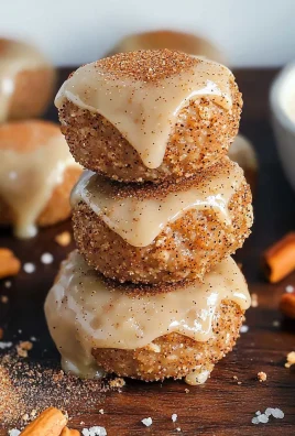 Cinnamon Roll Protein Bites