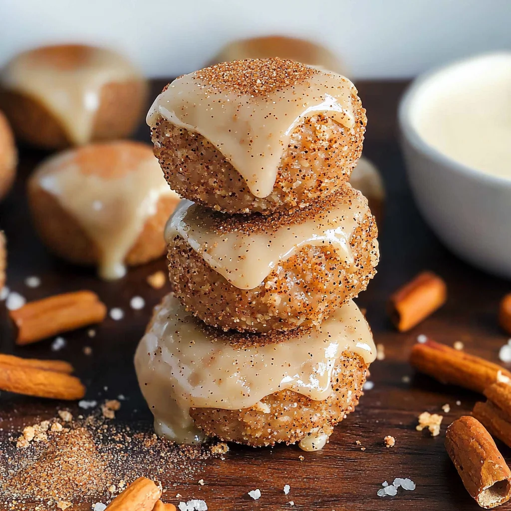 Cinnamon Roll Protein Bites