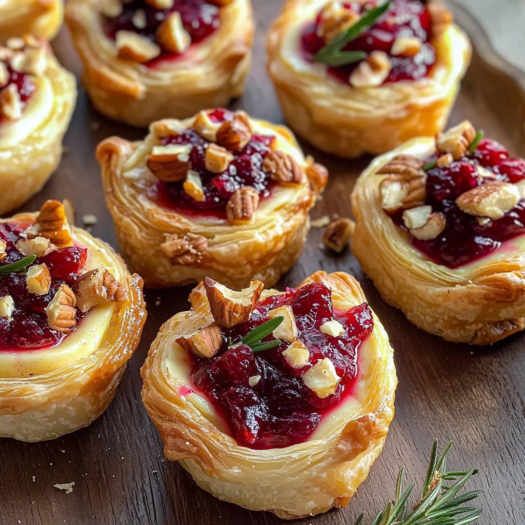 Cranberry Brie Bites