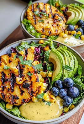Creamy Citrus Dressing + Grilled Pineapple Salad