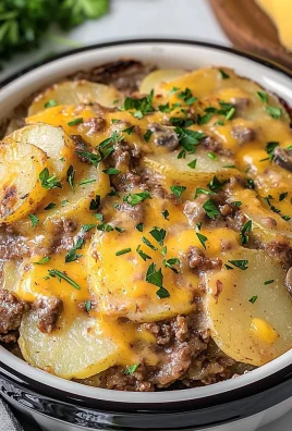 Crockpot Hamburger Potato Casserole