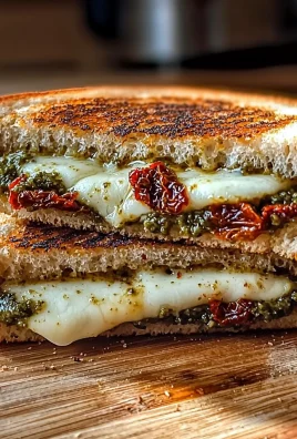 Sun-Dried Tomato Pesto Grilled Cheese: A Flavor Delight!