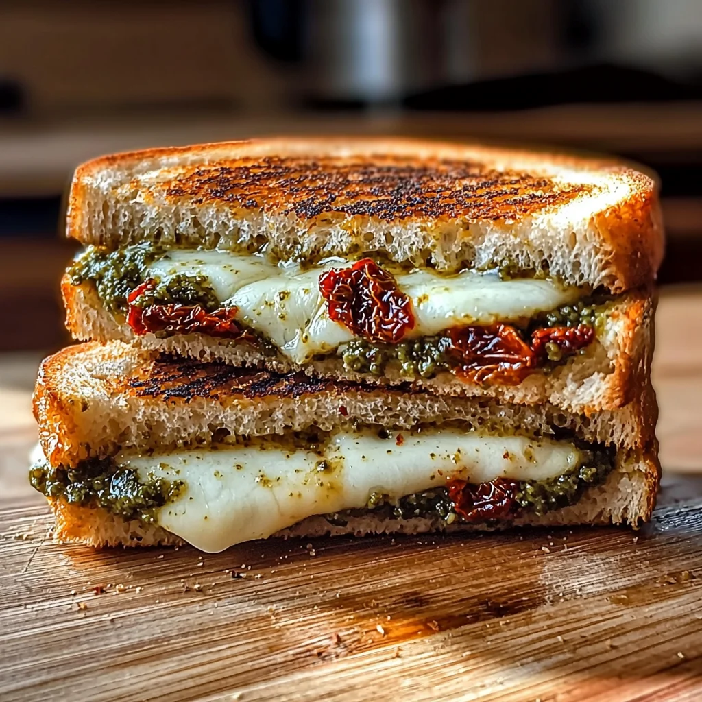 Sun-Dried Tomato Pesto Grilled Cheese: A Flavor Delight!