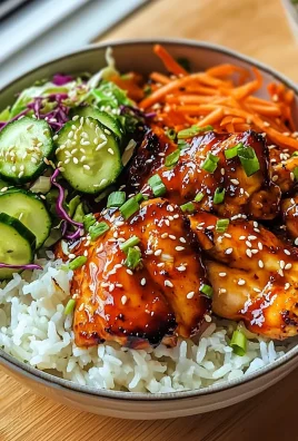 Sweet Chili Chicken Rice Bowls with Chicken Thighs